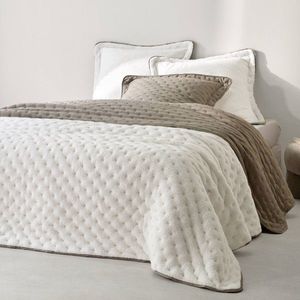 Pătură reversibilă matlasată din microfibră/sherpa imagine