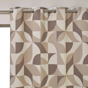 Perdea opacă cu imprimeu grafic imagine