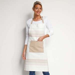 Șorț de bucătărie în carouri cu bavetă imagine