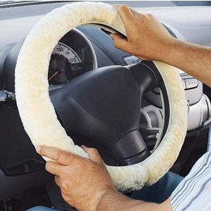 Husă de volan din piele de oaie imagine