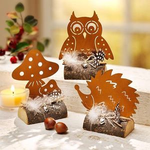 Figurine din metal Toamna, 3 buc. imagine