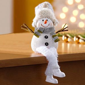 Figura șezând Omul de zăpadă Hubert imagine