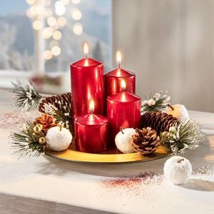 Set decorativ cu lumânare imagine