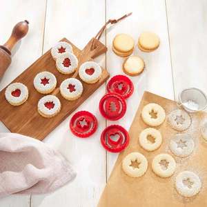 Decupatoare aluat linzer, set de 4 buc. imagine