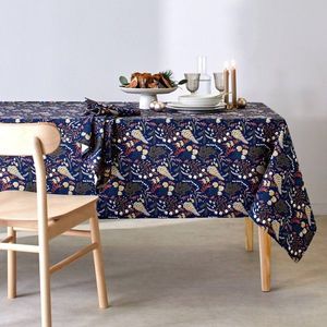 Față de masă cu imprimeu de frunze imagine