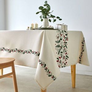 Față de masă cu imprimeu de ilex imagine