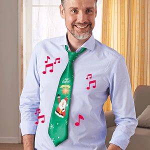 Cravată LED cu muzică imagine