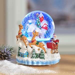Glob de zăpadă LED cu muzică imagine
