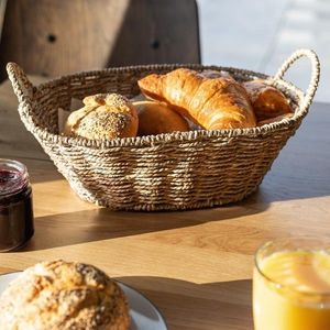 Coș pentru pâine din iarbă de mare imagine