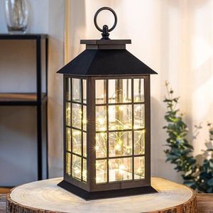 Felinar LED cu șir luminos cupru imagine