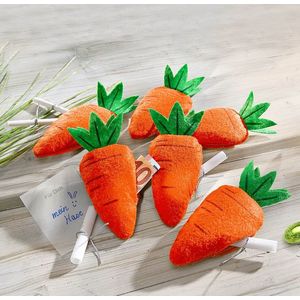 Pungi cadou Morcovi, set 6 buc. imagine