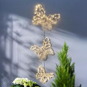 Decorațiune suspendată LED Trio de fluturi imagine