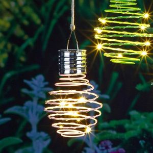 Lumină suspendată solară Spirală imagine