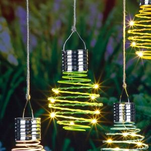 Lumină suspendată solară Spirală imagine