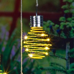 Lumină suspendată solară Spirală imagine