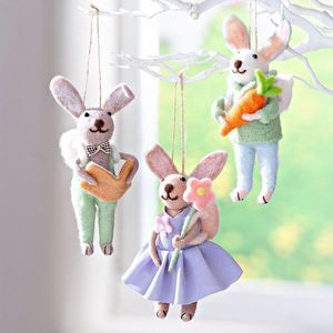 Decorațiuni de Paște Iepurași, set 3 bucăți imagine