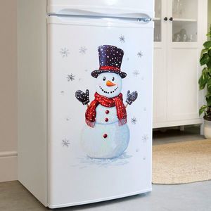 Autocolant pentru frigider Om de zăpadă imagine