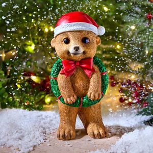 Suricată cu coroană de Crăciun imagine