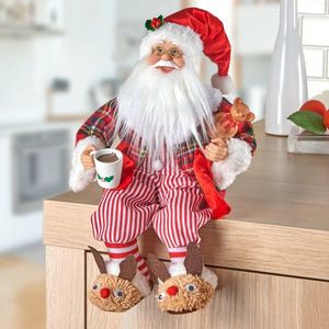 Moș Crăciun așezat imagine