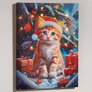 Tablou LED Pisoi de Crăciun imagine