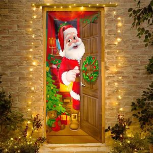 Agățătoare pentru ușă Moș Crăciun imagine