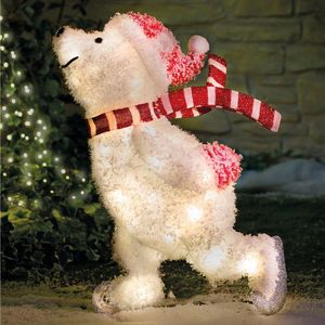 Urs polar pe patine imagine