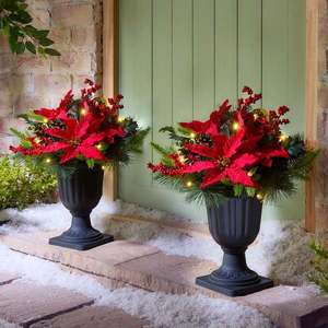 Aranjament de Crăciun LED în ghiveci imagine