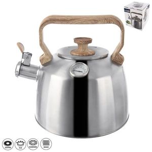 Ceainic cu fluier și termometru imagine