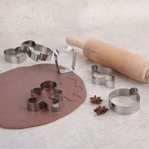 Forme pentru prăjituri Ornamente de Crăciun, set 6 buc imagine