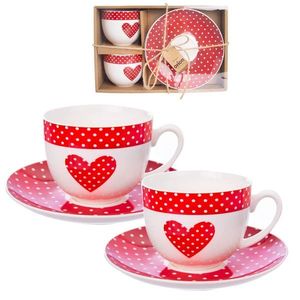 Ceașcă cu farfurioară TEČKA, set 2 bucăți imagine