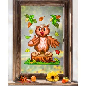 Tablou pentru fereastră "Bufniță" imagine