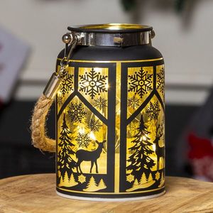 Felinar cu motiv de Crăciun imagine