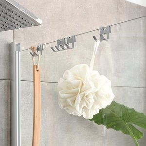 Cârlig pentru perdea de duș, set de 4 bucăți imagine