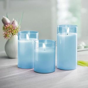 Lumânări LED în pahar, set de 3 buc. imagine