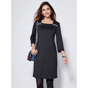 Rochie scurta cu maneci 3/4 si nasturi imagine