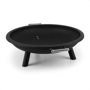 Blumfeldt Trino Feuerschale Feuerkorb Terasa Cuptor Ø 80cm otel negru imagine