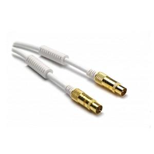 G&BL Cablu antenă, alb, 7, 5 cm imagine