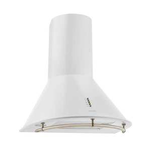 Klarstein Lumio Neo retro aragaz hota 60cm 610m³ / h Clasa A din oțel inoxidabil alb imagine