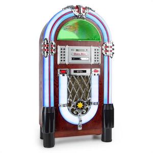 Auna Graceland TT Jukebox Bluetooth Fono CD USB SD MP3 AUX FM imagine