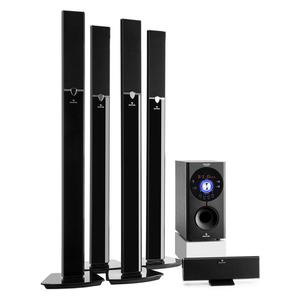 Auna Areal 653 Sistem surround pe 5.1 canale 145W RMS USB Bluetooth SD AUX incl. control de la distanță imagine