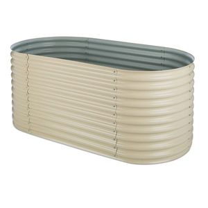 Blumfeldt HIGH GROW, bej, 2 M, ghiveci ridicat, aluminiu galvanizat imagine