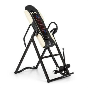 KLARFIT EASE DELUX, bancă de antrenament, bancă gravitațională de antrenament, până la 136 kg, 1, 54-1, 98 m, bej imagine