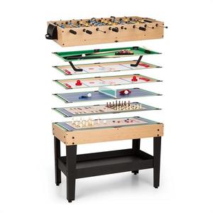 OneConcept GAME-STAR, masă de joc cu 37 jocuri, multigame, sertar pentru depozitare, mdf imagine