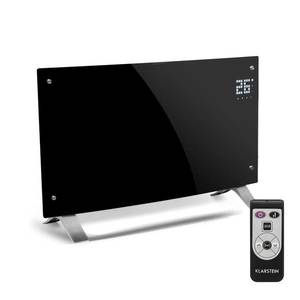 Klarstein BORNHOLM CURBAT, convector, încălzitor convențional, termostat, timer, 2000 W, negru imagine