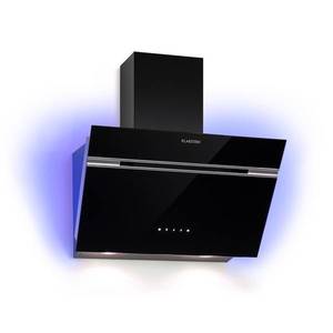 Klarstein Alina, hotă, 60 cm, 600 m³/h, display LED, lumină, neagră imagine