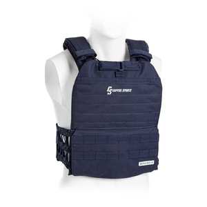 Capital Sports Battlevest 2.0, vestă cu greutate, 2 x 2 greutăți 5, 75 (2, 6) și 8, 75 lbs (4, 0 kg), albastră imagine