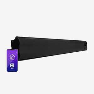 Blumfeldt Cosmic Beam Smart 30, încălzitor cu infraroșu, 3000 W, control prin aplicație, negru imagine