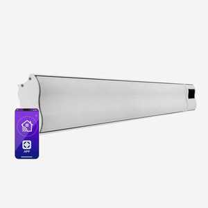 Blumfeldt Cosmic Beam Smart 24, încălzitor cu infraroșu, 2000 W, control prin aplicație, alb imagine