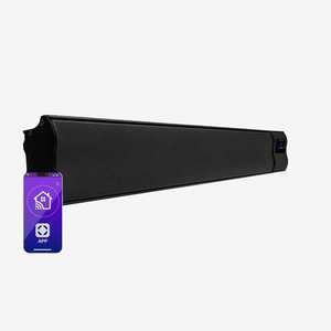 Blumfeldt Cosmic Beam Smart 24, încălzitor cu infraroșu, 2400 W, WiFi, control prin aplicație, negru imagine