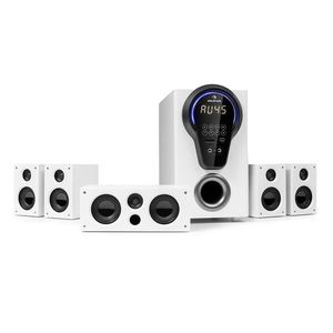 Auna Areal 525 DG, sistem home cinema 5.1, 125 W RMS, intrare optică, BT, USB, SD, AUX, telecomandă imagine
